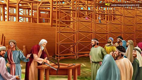 With his three sons, <strong>Noah</strong> undertook this gigantic project. . Noah was mocked for building the ark